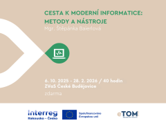 Cesta k moderní informatice: metody a nástroje