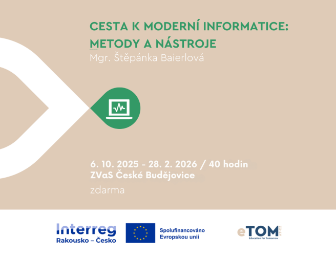 6. 10. 2025 - 28. 2. 2026 40 hodin ZVaS České Budějovice