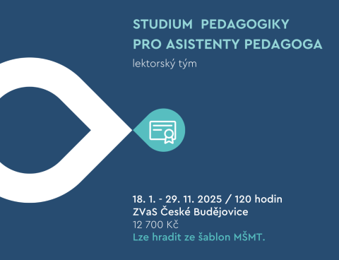 Studium pedagogiky pro ASISTENTY PEDAGOGA