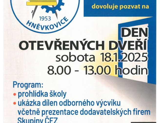 Den otevřených dveří - leden 2025