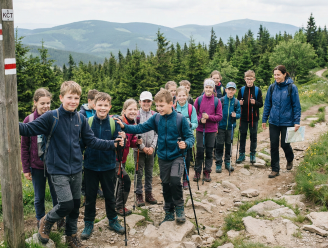 Stezka Českem pro školy: české hory jako učebna pod širým nebem