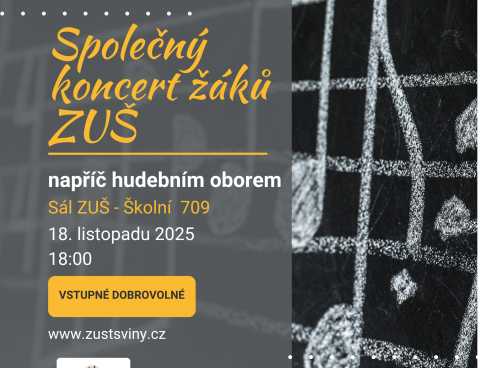 Společný koncert žáků ZUŠ