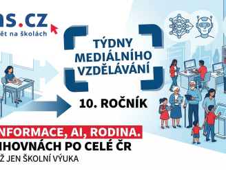 Týdny mediálního vzdělávání 2026: Program poprvé míří z učeben k rodičům a do regionů