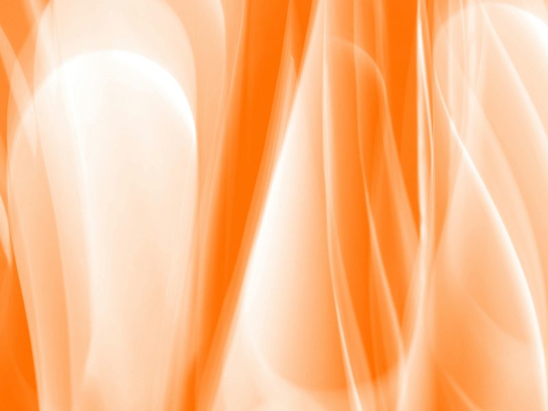 Vibrant abstract art featuring flowing orange and white light streaks creating a dynamic visual.
