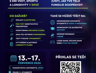 Jihočeští studenti 15+ mají šanci vyrazit zdarma na mezinárodní letní školu Otestuj vlastní DNA