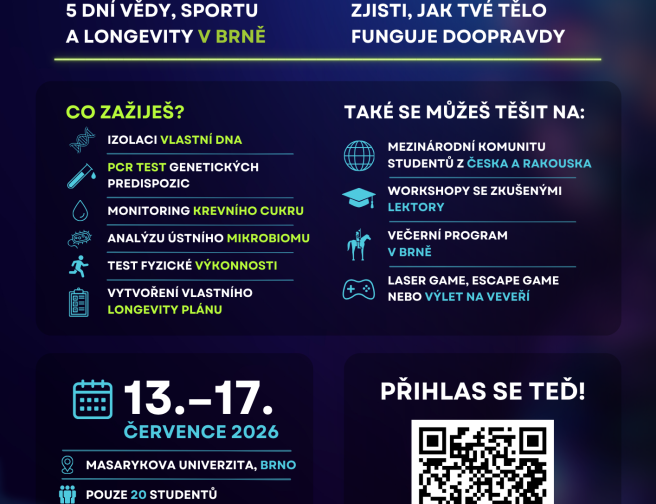 Jihočeští studenti 15+ mají šanci vyrazit zdarma na mezinárodní letní školu Otestuj vlastní DNA