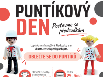 Plakát, fotografie nebo živý puntík. Střední školy se mohou přidat k Puntíkovému dni